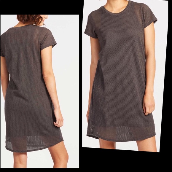 Michael Stars | Dresses | Michael Stars Mesh Racer Tmesh Overlay Dress Xs |  Poshmark